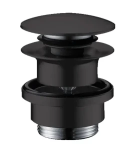 Hansgrohe Komplet odpływowy Push-Open do umywalek i bidetów, kolor Czarny mat 50100670