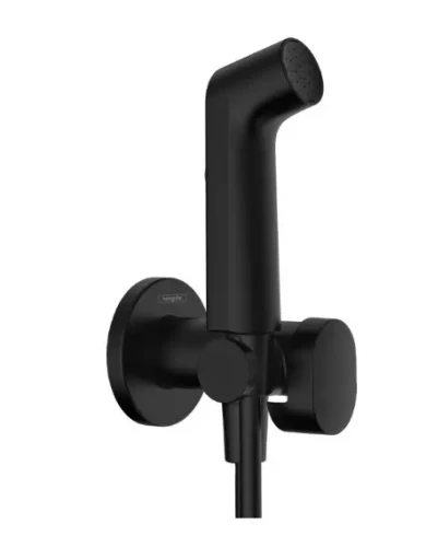 Hansgrohe główka prysznicowa Bidette EcoSmart z mieszaczem, uchwytem i wężem, kolor czarny mat 29232670