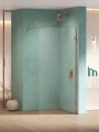 New Trendy Eventa Copper Shine kabina prysznicowa Walk-in 90x200 cm szkło przejrzyste, profil miedź połysk EXK-6522