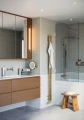 Aranżacja Terma Rolo Towel Hanger kolor BRASS