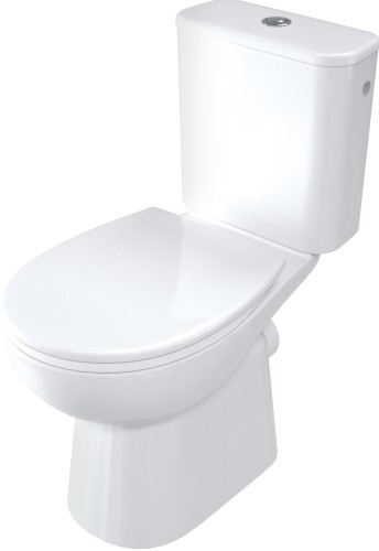 Deante Funkia Evo miska WC kompakt bezkołnierzowa, kolor biały CDFD6RPS
