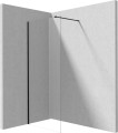 Deante Prizma Ścianka prysznicowa walk-in 70 cm, kolor czarny-mat (nero) KTJ_N37P