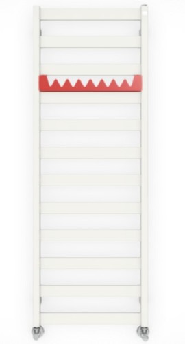 Terma VIVO grzejnik łazienkowy, 1150x500 mm podłączenie SX, kolor biały mat, WGVOV115050-KJ16SX