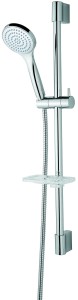 Emmevi zestaw natryskowy z słuchawką prysznicową i drążkiem, uchwyt przesuwny kolor chrom C06685