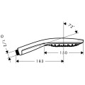 Wymiary Główka Hansgrohe Raindance Select S 28588400
