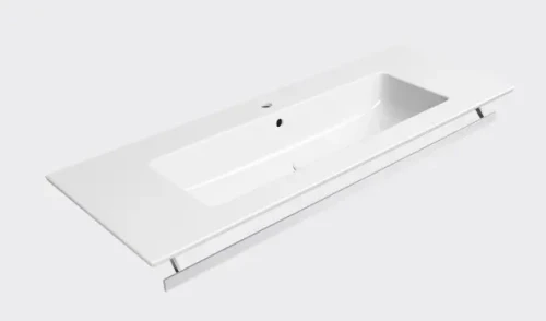 GSI Ceramica Pura umywalka wisząca/ wpuszczana 122x46 cm, kolor biały (White glossy) 8887111