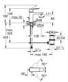 Grohe Cubeo Bateria umywalkowa rozmiar S stojąca, kolor chrom 1016940000