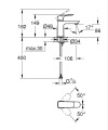 Grohe Cubeo Bateria umywalkowa rozmiar S stojąca, kolor chrom 1016990000