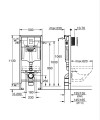Grohe Rapid SL Zestaw instalacyjny WC 3w1 1,13 m kątowniki kolor chrom 38772001
