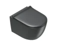 Catalano Sfera miska WC wisząca Silentech 50x35 cm, kolor czarny mat ( Nero Satinato) 0511500022