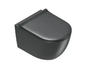 Catalano Sfera UpFix miska WC wisząca Silentech 50x35 cm, kolor czarny mat ( Nero Satinato) 0511700022