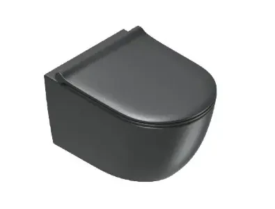 Catalano Sfera miska WC wisząca Silentech 50x35 cm, kolor czarny mat ( Nero Satinato) 0511500022