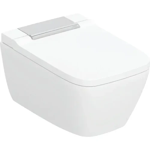 Geberit AquaClean Sela miska wc z funkcją mycia, powłoka KeraTect, spłukiwanie wirowe, kolor biały/ chrom 146.250.21.1