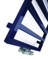 Terma Zigzag grzejnik łazienkowy 1070x500 mm, podłączenie ZS kolor biały mat (KJ16) WGZIG107050KJ16ZS