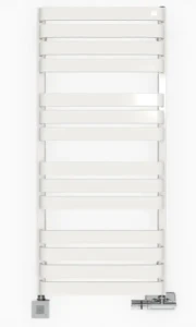 Terma Warp T grzejnik łazienkowy 915x500 mm, podłączenie ZS kolor, biały mat (KJ16) WGWAT091050KJ16ZS