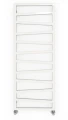Terma Zigzag grzejnik łazienkowy 1310x500 mm, podłączenie ZS kolor biały mat (KJ16) WGZIG131050KJ16ZS