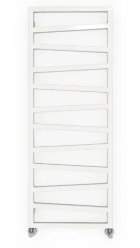Terma Zigzag grzejnik łazienkowy 1310x500 mm, podłączenie ZS kolor biały mat (KJ16) WGZIG131050KJ16ZS