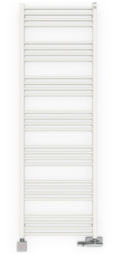Terma Fiona grzejnik łazienkowy 1140x500 mm, podłączenie SX kolor biały mat (KJ16) WGFIN114050KJ16SX
