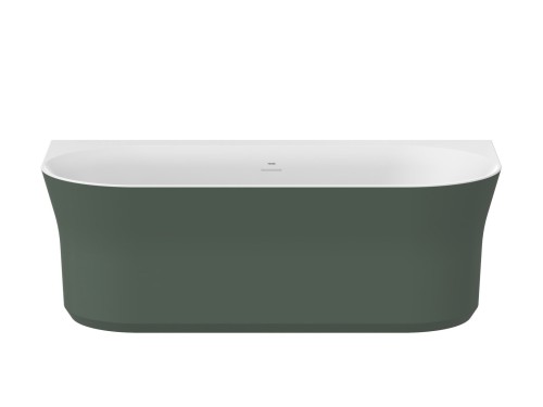Wanna przyścienna Ravak Ypsilon Wall grey green (biały / zielony) XC00100064