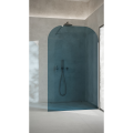 AD Naturalnie Taho Wall ścianka prysznicowa walk-in 110cm szkło niebieskie profil miedź szczotkowana SPR-003NB-110MSZ