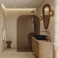 Ścianka walk-in AD Naturalnie Taho Wall 110 cm szkło brązowe SPR-003BR-110GSZ