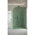 AD Naturalnie Garda Wall ścianka prysznicowa walk-in 120cm szkło satynowe profil czarny SPR-005ST-120CZ