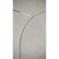 AD Naturalnie Garda Wall ścianka prysznicowa walk-in 110cm szkło transparentne profil grafit szczotkowany SPR-005TR-110GSZ