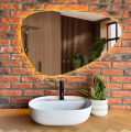 Rea Aura 51 Umywalka nablatowa 50 cm, kolor biały REA-U4620