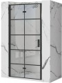 Rea Molier Black 80 Drzwi prysznicowe 80x190 cm, profil czarny REA-K8537