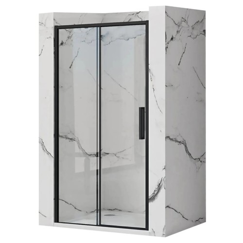 Rea Rapid Slide 120 Drzwi prysznicowe 120x195 cm, profil czarny REA-K6402