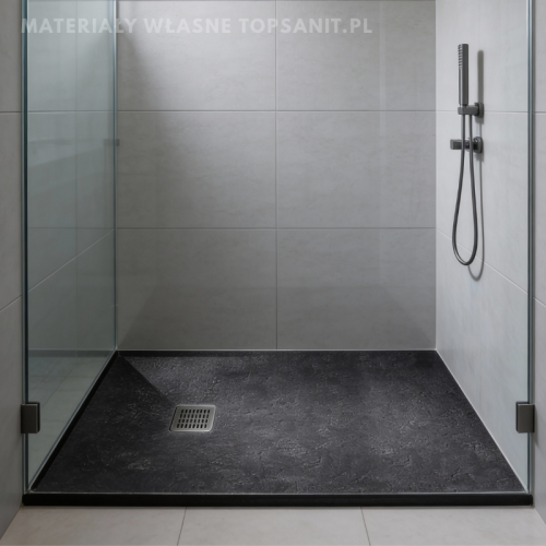 Brodzik Roca Terran 100x80cm szary AP1013E832001200