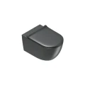 Catalano Sfera miska WC wisząca Silentech z deską wolnoopadającą i mocowaniami  55x35 cm, kolor czarny mat ( Nero Satinato) 0511550022+0551200022+9056060000
