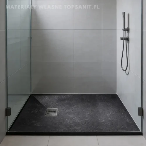 Brodzik Roca Terran 120x80cm szary łupek