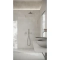 AD Naturalnie Como Wall ścianka prysznicowa walk-in 100 cm, szkło grafitowe profil grafit szczotkowany SPR-001GT-100GSZ