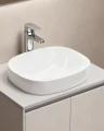 Umywalka półblatowa Roca Inspira Soft 37cm A32750R000 - Materiały własne Topsanit.pl