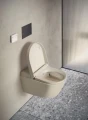 GSI WClean toaleta myjąca z systemem Swirlflush komplet z mocowaniem i deską wolnoopadającą, Extraglaze kolor piaskowy mat (Creta Opaco) 7418K08