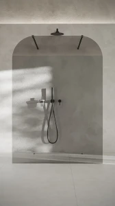 AD Naturalnie Taho Solo ścianka prysznicowa walk-in 110 cm szkło niebieskie, profil chrom SPR-004NB-110CH