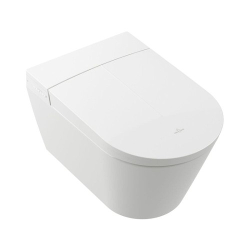 Villeroy & Boch ViClean Tivo toaleta myjąca DirectFlush bez kołnierza + deska wolnoopadająca kolor biały V22EM101_misa wc