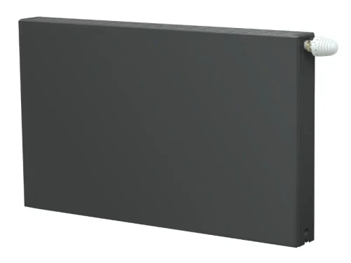 Czarny Grzejnik pokojowy Stelrad Planar 22 600x800mm gładka płyta