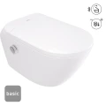 Deante Silia WC Smart Basic miska myjąca z z deską automatyczną kolor biały CSSD6ZPW