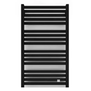 Terma Marlin grzejnik łazienkowy780x530mm, podłączenie ZS (uniwersalne) kolor czarny-mat WGMAR078053K9M5ZS