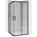 Rea City Black Kabina prysznicowa kwadratowa 90x90cm, kolor czarny REA-K6446