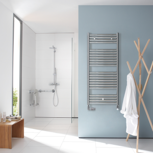 Zehnder Klaro grzejnik łazienkowy 1146x500 mm, podłączenie środkowe 50 mm, ZSL-120-050-05