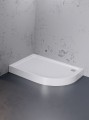 Brodzik asymetryczny 120x85cm New Trendy New Maxima zintegrowana obudowa B-0376