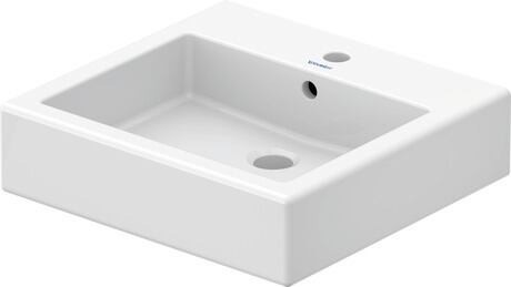 Prostokątna umywalka nablatowa z otworem na baterię Duravit Vero 50x47cm 0454500000