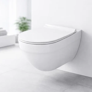 Roca Hebe Rimless miska WC bez rantu 52 cm z deską wolnoopadającą Slim, kolor biały A34H138000