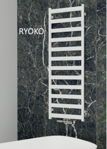 Aquaform Ryoko grzejnik łazienkowy 67x40cm, podłączenie dolne 240W kolor biały AQ.801-241406