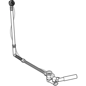 Geberit Zestaw odpływowo-przelewowy specjalny/przedłużony D52 (bez elementów wykończeniowych) 150.505.00.6