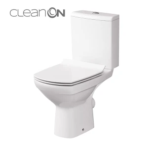 Cersanit Carina Kompakt WC stojący CleanOn + deska sedesowa, kolor biały K31-043