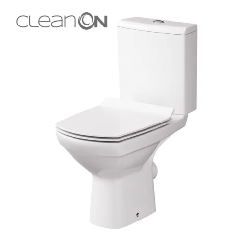 Cersanit Carina Kompakt WC CleanOn, bez deski kolor biały K31-045